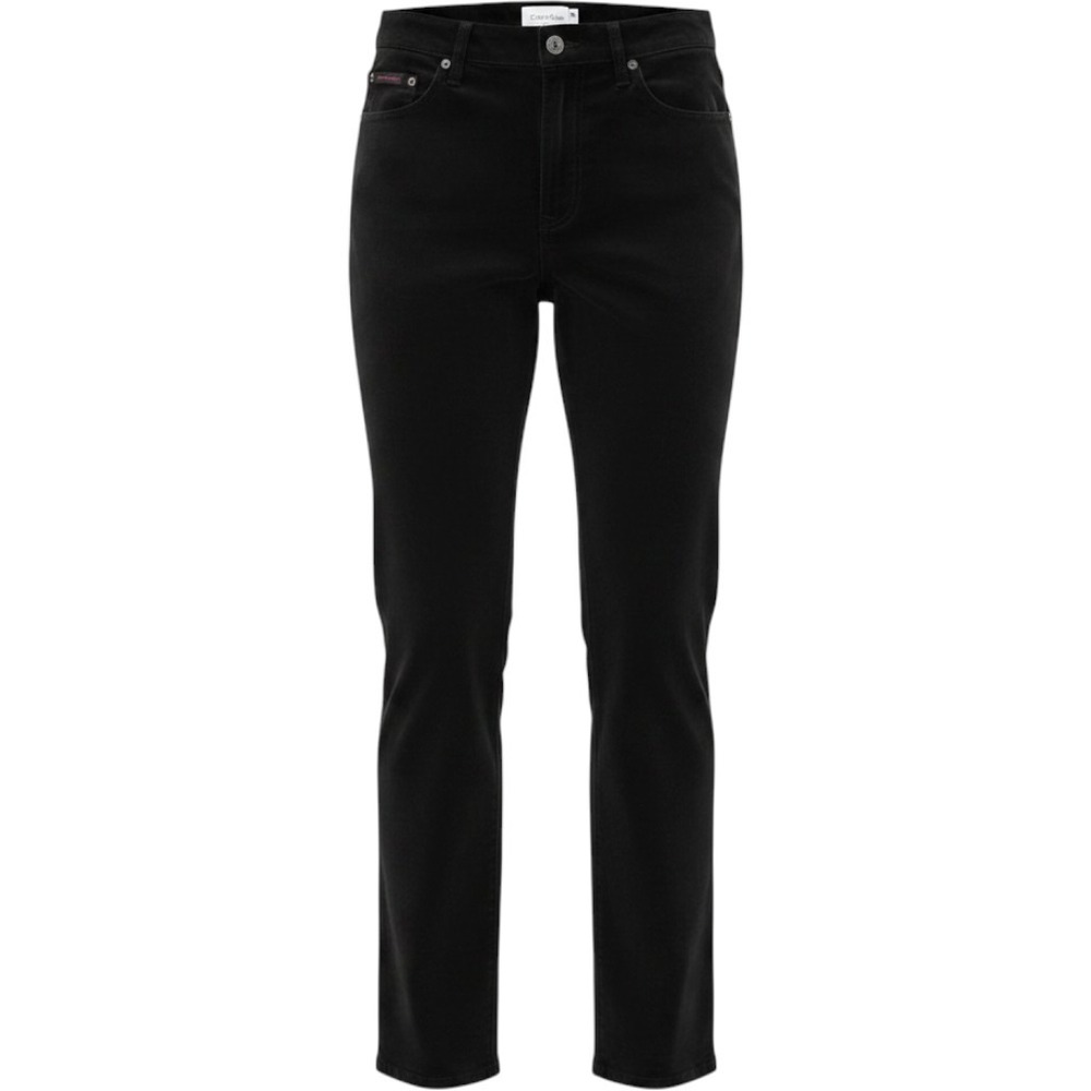 Calvin Klein Jeans 10 Black Cotton Corduroy Straight Leg High Rise Pants